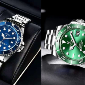 Pack Especial 2 Relojes Tipo Rolex Verde y Azul